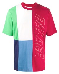 Мужская разноцветная футболка с круглым вырезом с принтом от Palace