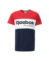 Мужская разноцветная футболка с круглым вырезом с принтом от Reebok Classics