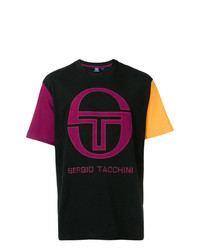 Мужская разноцветная футболка с круглым вырезом с принтом от Sergio Tacchini