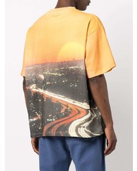 Мужская разноцветная футболка с круглым вырезом с принтом от HONOR THE GIFT