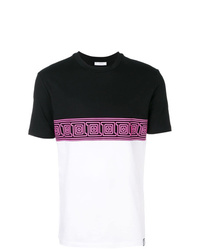 Мужская разноцветная футболка с круглым вырезом с принтом от Versace Collection