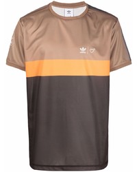 Мужская разноцветная футболка с круглым вырезом от adidas
