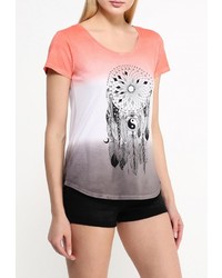 Женская разноцветная футболка с круглым вырезом от Animal