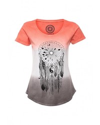 Женская разноцветная футболка с круглым вырезом от Animal