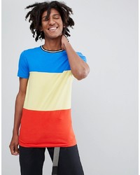 Мужская разноцветная футболка с круглым вырезом от ASOS DESIGN
