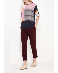 Женская разноцветная футболка с круглым вырезом от Baon