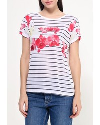 Женская разноцветная футболка с круглым вырезом от Baon