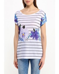 Женская разноцветная футболка с круглым вырезом от Baon