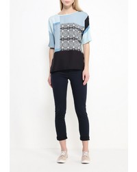 Женская разноцветная футболка с круглым вырезом от Baon