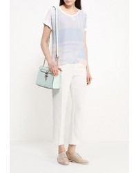 Женская разноцветная футболка с круглым вырезом от Baon