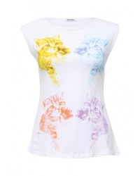 Женская разноцветная футболка с круглым вырезом от BeaYukMui