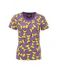 Женская разноцветная футболка с круглым вырезом от Boutique Moschino