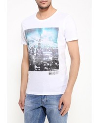 Мужская разноцветная футболка с круглым вырезом от Broadway