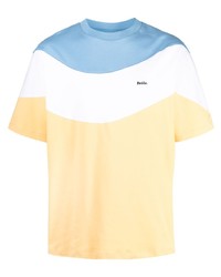 Мужская разноцветная футболка с круглым вырезом от Drôle De Monsieur