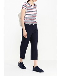 Женская разноцветная футболка с круглым вырезом от EA7