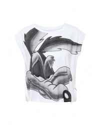 Женская разноцветная футболка с круглым вырезом от Eleven Paris