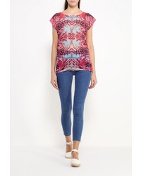 Женская разноцветная футболка с круглым вырезом от Emoi