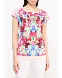 Женская разноцветная футболка с круглым вырезом от Emoi