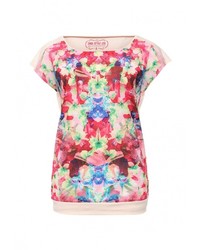 Женская разноцветная футболка с круглым вырезом от Emoi