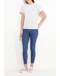 Женская разноцветная футболка с круглым вырезом от Fred Perry