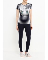 Женская разноцветная футболка с круглым вырезом от Grishko