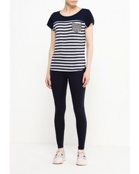 Женская разноцветная футболка с круглым вырезом от Grishko