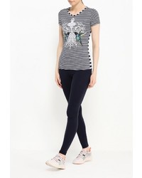 Женская разноцветная футболка с круглым вырезом от Grishko