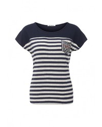 Женская разноцветная футболка с круглым вырезом от Grishko