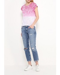 Женская разноцветная футболка с круглым вырезом от Icepeak