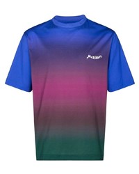 Мужская разноцветная футболка с круглым вырезом от Missoni