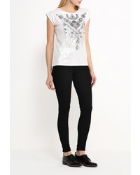 Женская разноцветная футболка с круглым вырезом от Morgan