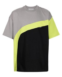 Мужская разноцветная футболка с круглым вырезом от MSGM