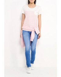 Женская разноцветная футболка с круглым вырезом от Mustang