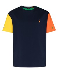 Мужская разноцветная футболка с круглым вырезом от Polo Ralph Lauren