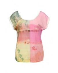 Женская разноцветная футболка с круглым вырезом от Roxy