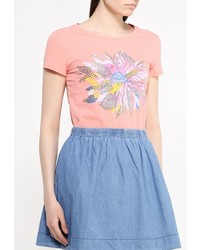 Женская разноцветная футболка с круглым вырезом от Sela