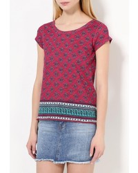 Женская разноцветная футболка с круглым вырезом от SPRINGFIELD