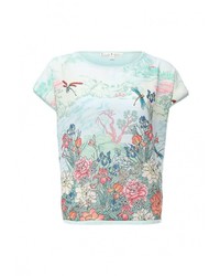 Женская разноцветная футболка с круглым вырезом от Uttam Boutique