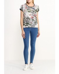 Женская разноцветная футболка с круглым вырезом от Vero Moda