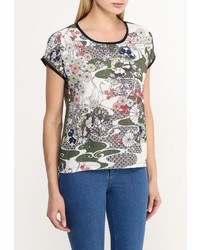 Женская разноцветная футболка с круглым вырезом от Vero Moda