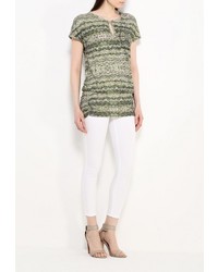 Женская разноцветная футболка с круглым вырезом от Vis-a-Vis