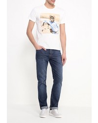 Мужская разноцветная футболка с круглым вырезом от Wrangler