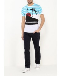 Мужская разноцветная футболка от Antony Morato