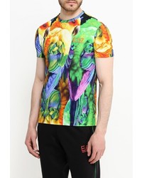 Мужская разноцветная футболка от EA7