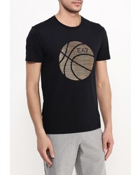 Мужская разноцветная футболка от EA7