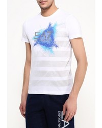 Мужская разноцветная футболка от EA7