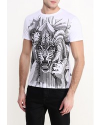 Мужская разноцветная футболка от Just Cavalli