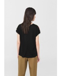 Женская разноцветная футболка от Mango