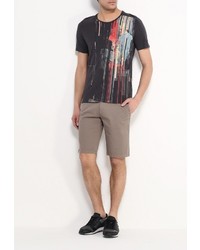 Мужская разноцветная футболка от Sisley