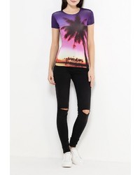 Женская разноцветная футболка от SK House